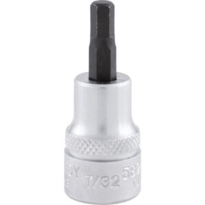 7/32in. Drive, Imperial, Hexagon Bit Socket, 3/8in. Drive