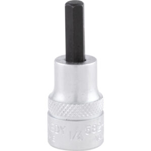 No.3mm, Metric, Screwdriver Bit Socket, 3/8in. Drive, 4