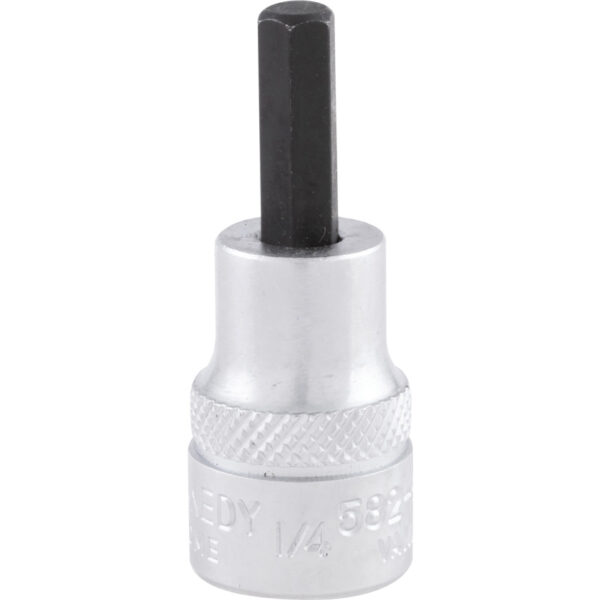 No.3mm, Metric, Screwdriver Bit Socket, 3/8in. Drive, 4
