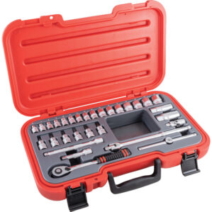 3/8in. Socket Set, Metric, Set of 30