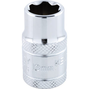 13mm, Metric, KenGrip Socket, 1/2in. Drive, 6 Point