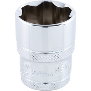 24mm, Metric, KenGrip Socket, 1/2in. Drive, 6 Point