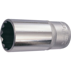 ١ ͤ SQ. 1/2" Ҵ 27 mm. (12P)
27mm DEEP "BI-HEX" SOCKET 1/2" SQDR