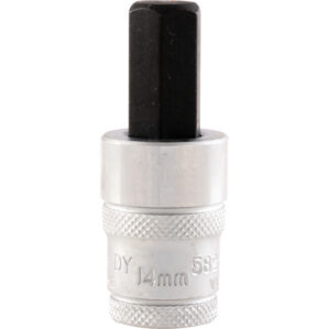 14mm, Metric, Hexagon Bit Socket, 1/2in. Drive
