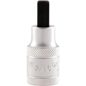 5/16in. Drive, Imperial, Hexagon Bit Socket, 1/2in. Drive