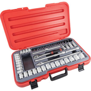 1/2in. Socket Set, Metric, Set of 50