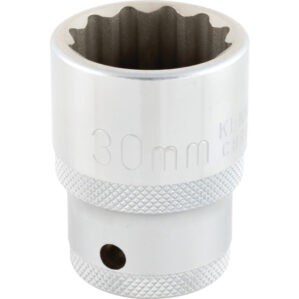30mm, Metric, Bi-Hexagon Socket, 3/4in. Drive, 12 Point