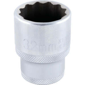 32mm, Metric, Bi-Hexagon Socket, 3/4in. Drive, 12 Point