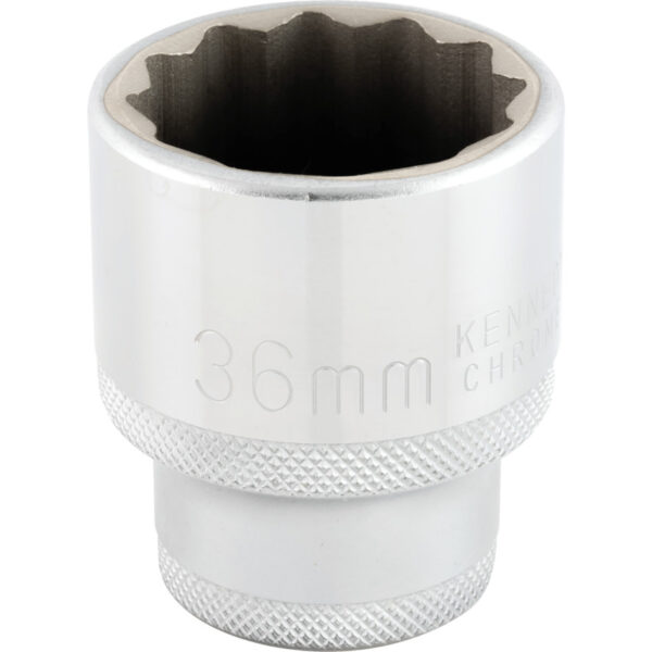 38mm, Metric, Bi-Hexagon Socket, 3/4in. Drive, 12 Point