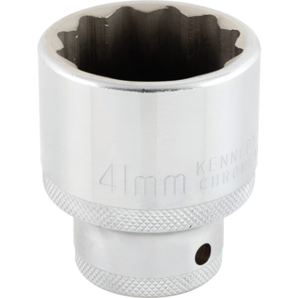 41mm, Metric, Bi-Hexagon Socket, 3/4in. Drive, 12 Point