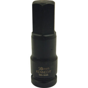 17mm Hex Driver Impact Socket 1/2" Square Drive