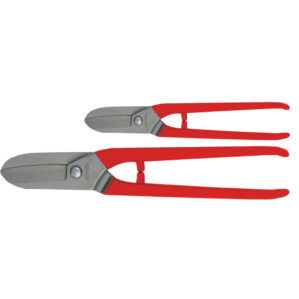 Manual Tin Snips, Cut Straight, Blade Hardened Carbon Steel