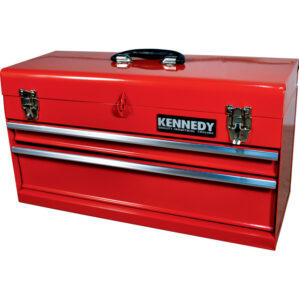 Portable Tool Chest, Classic Range, Red, 2 Drawers, (H) 228mm x (W) 218mm x (L) 534mm