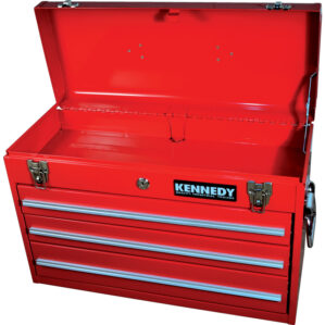 Portable Tool Chest, Professional, Red, 3 Drawers, (H) 520mm x (W) 300mm x (L) 218mm