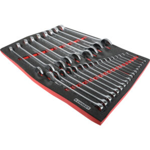 26 Piece Combination Spanner Set in Full Width Foam Inlay Tool Chests