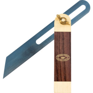 190mm, Bevel, Rosewood/ Brass, Graduation 9in.