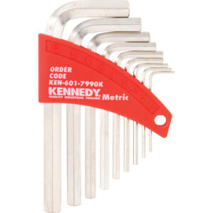 9 Piece Metric Hex Key Set L-Wrench