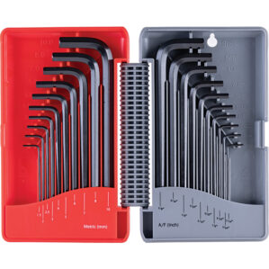 20 Piece Imperial & Metric Hex Key Set L-Wrench