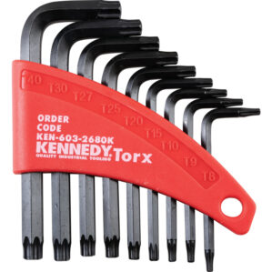 T8-T40 Tamper-Proof Torx Key Set (9-Pce)