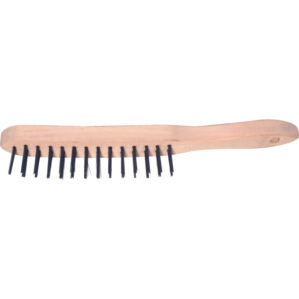 2-ROW WIRE SCRATCH BRUSH - PLAIN BACK