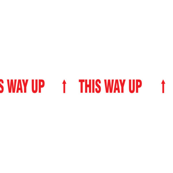 Printed 'This Way Up' Tape - 50mm x 66m