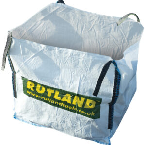 White Polypropylene Flexible One Tonne Skip Bag