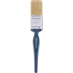 1.5in., Flat, Natural Bristle, Angle Brush, Handle Wood