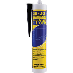 Black Silicone Sealant Cartridge 310ml