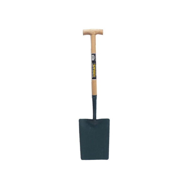 Carbon Manganese Steel, Shovel, Wood Handle T-Grip, 1000mm