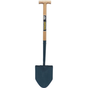 SOLID SOCKET WOODEN T GENERAL SERVICE SHOVEL