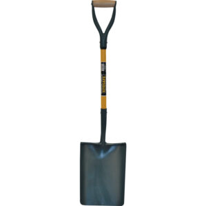 Carbon Manganese Steel, Shovel, Fibreglass Handle D-Grip, 1000mm