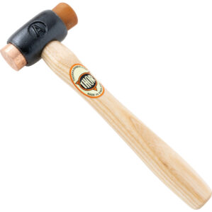 Copper / Rawhide Hammer, 12.5g, Wood Shaft, Replaceable Head