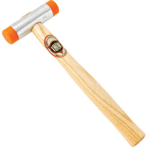 Plastic Hammer, 250g, Wood Shaft, Replaceable Head