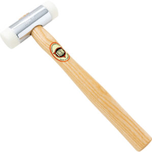 Nylon Hammer, 385g, Wood Shaft, Replaceable Head