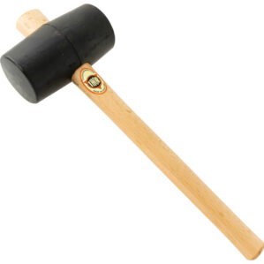 21oz Rubber Mallet, Wood Shaft