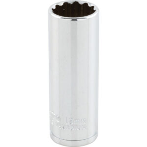 13mm, Metric, Bi-Hexagon Socket, 1/4in. Drive, 12 Point