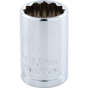 13mm, Metric, Bi-Hexagon Socket, 3/8in. Drive, 12 Point
