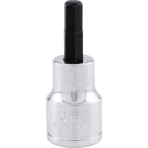 6mm, Metric, Hexagon Bit Socket, 3/8in. Drive, 6 Point