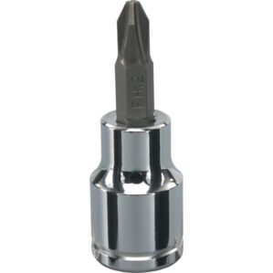 No.3, Metric, Screwdriver Bit Socket, 3/8in. Drive, 4