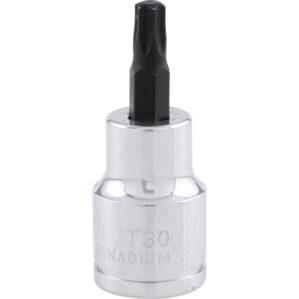T30, Torx, Torx Socket, 3/8in. Drive, 6 Point