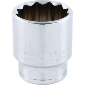 27mm, Metric, Bi-Hexagon Socket, 1/2in. Drive, 12 Point