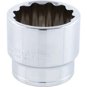 36mm, Metric, Bi-Hexagon Socket, 1/2in. Drive, 12 Point