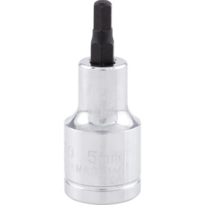 5mm, Metric, Hexagon Bit Socket, 1/2in. Drive
