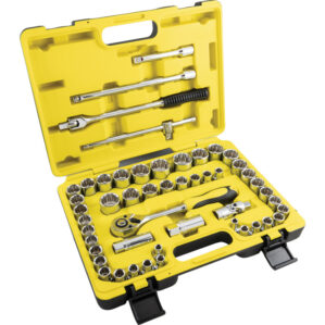 1/2in. Socket Set, Imperial/Metric/Whitworth, Set of 50