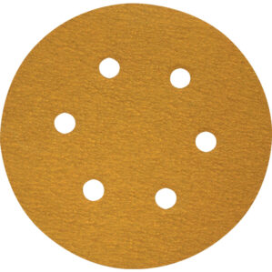 Coated Disc, 150mm, P80, Aluminium Oxide, Self Stick, 6 Hole