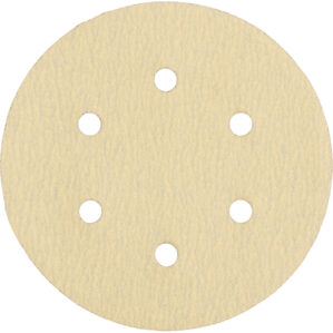 Coated Disc, 150mm, P120, Aluminium Oxide, Self Stick, 6 Hole