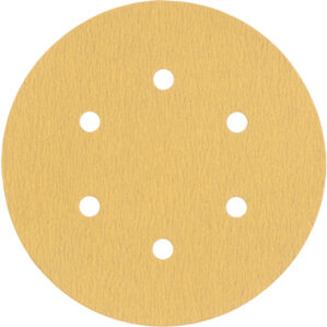 Coated Disc, 150mm, P180, Aluminium Oxide, Self Stick, 6 Hole