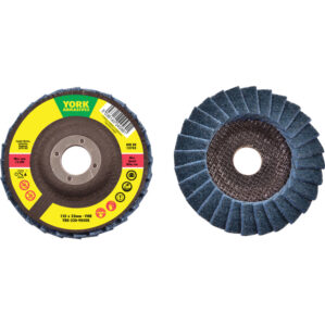 Non-Woven Flap Disc, 125 x 22.23mm, Fine, Aluminium Oxide, Conical (Type 29)