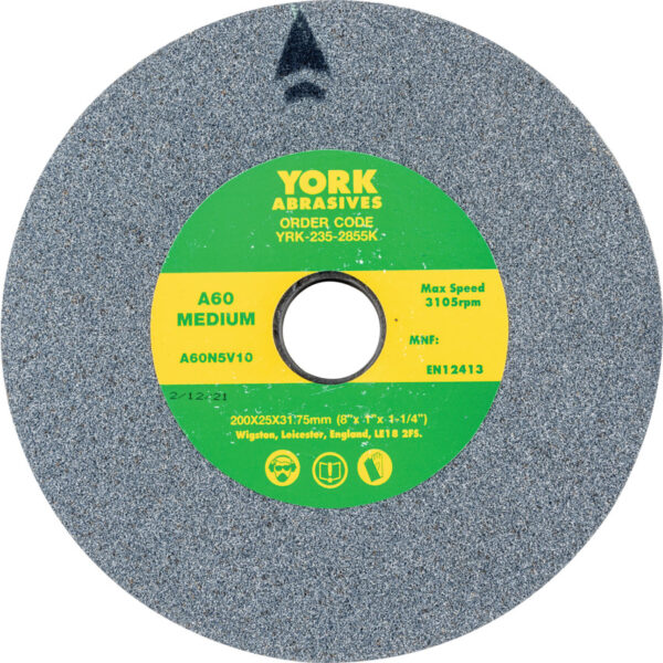 Grinding Wheel, 200 x 20 x 31.75mm, A46, Aluminium Oxide