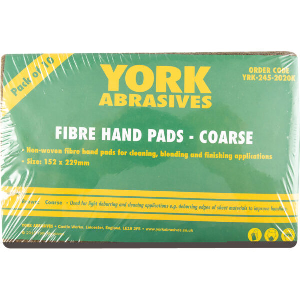 Non-Woven Hand Pad, 155 x 225mm, Aluminium Oxide, Coarse